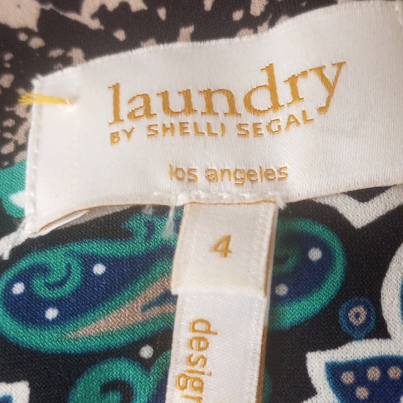Laundry by Shelli Segal Printed Boho Dress Size 4 - Picture 10 of 10